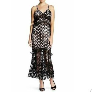 Few Moda Crochet Ruffled Sleeveless Dress